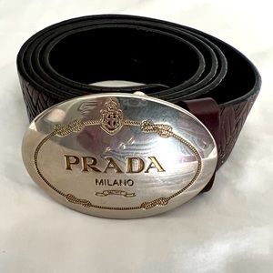Prada size 36 belt